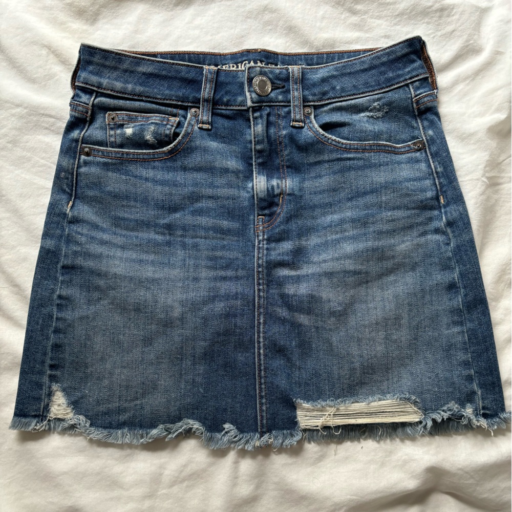 American eagle denim skirt